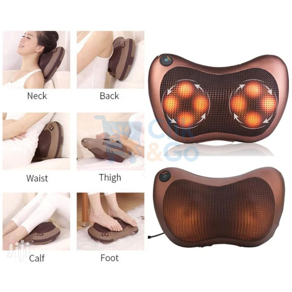 Cojín Masajeador Vibrador – Terapia diaria para músculos tensos y fatiga