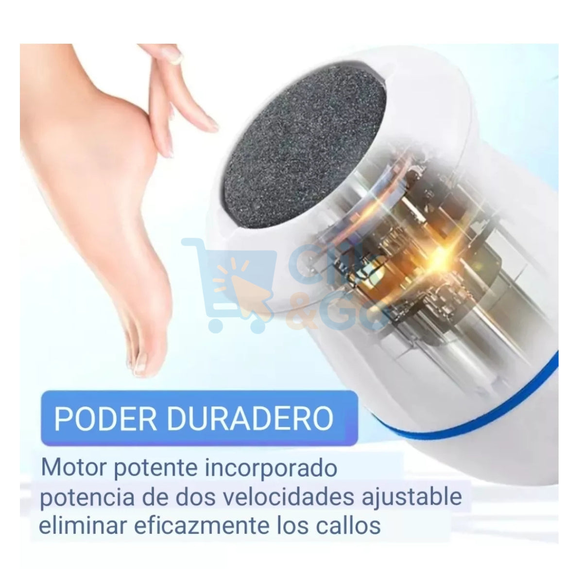 Quita Callos Eléctrico I Recargable y Portátil