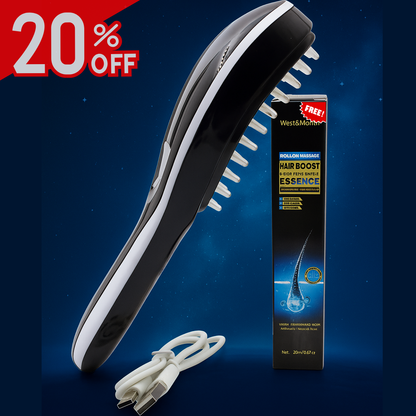 GlowHair™ Therapy Brush + Aceite GRATIS