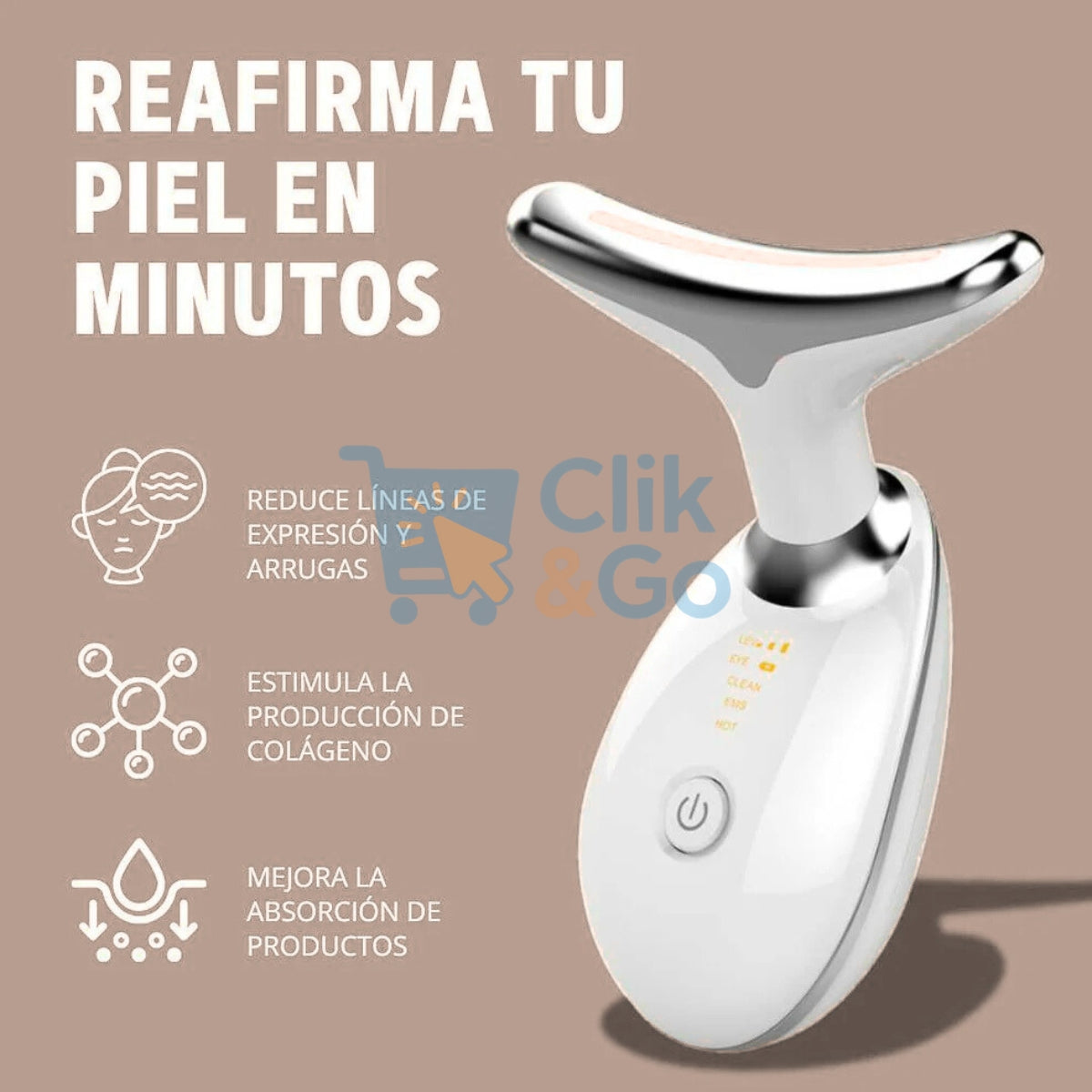Masajeador Facial Reductor de Arrugas: Renueva tu piel y resalta tu belleza natural