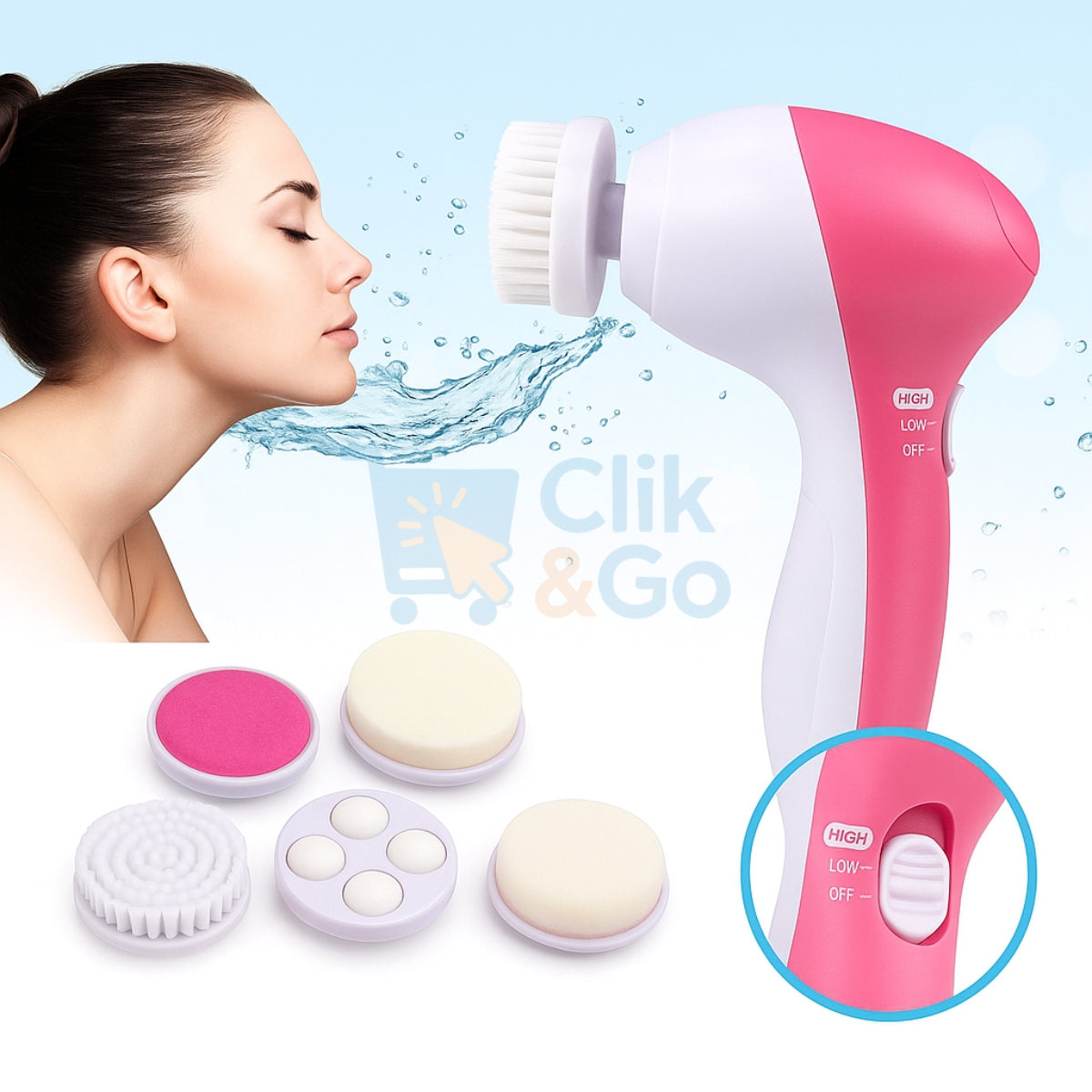 Masajeador Facial 5 En 1 Spa