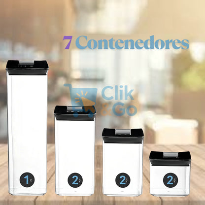 Recipiente Hermético Para Alimentos X7