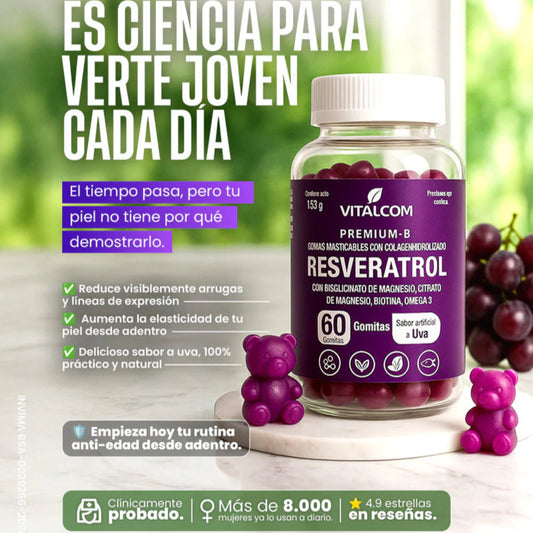 Gomitas Resveratrol Vitalcom