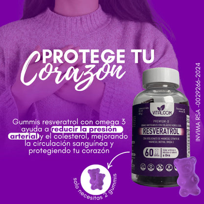 Gomitas Resveratrol Vitalcom